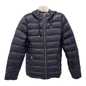 Andrew Marc Jacket Womens Medium Packable Premium Down Hooded Lightweight